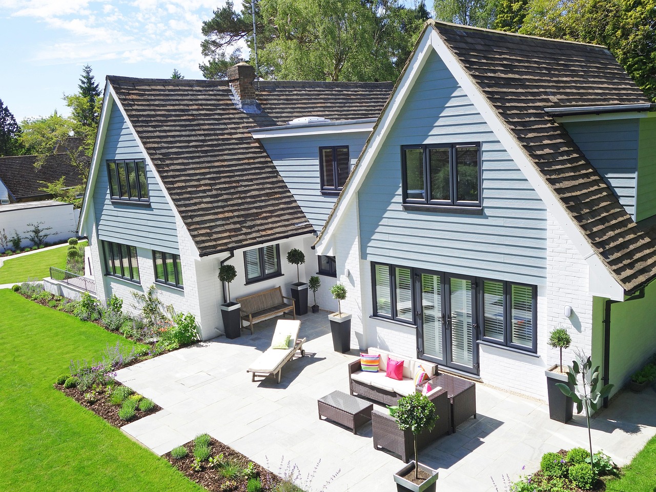 Complete residential roofing project